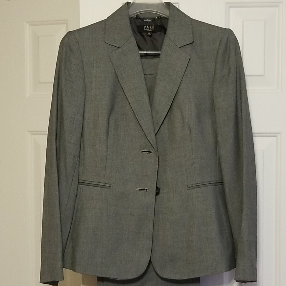 Gray suit